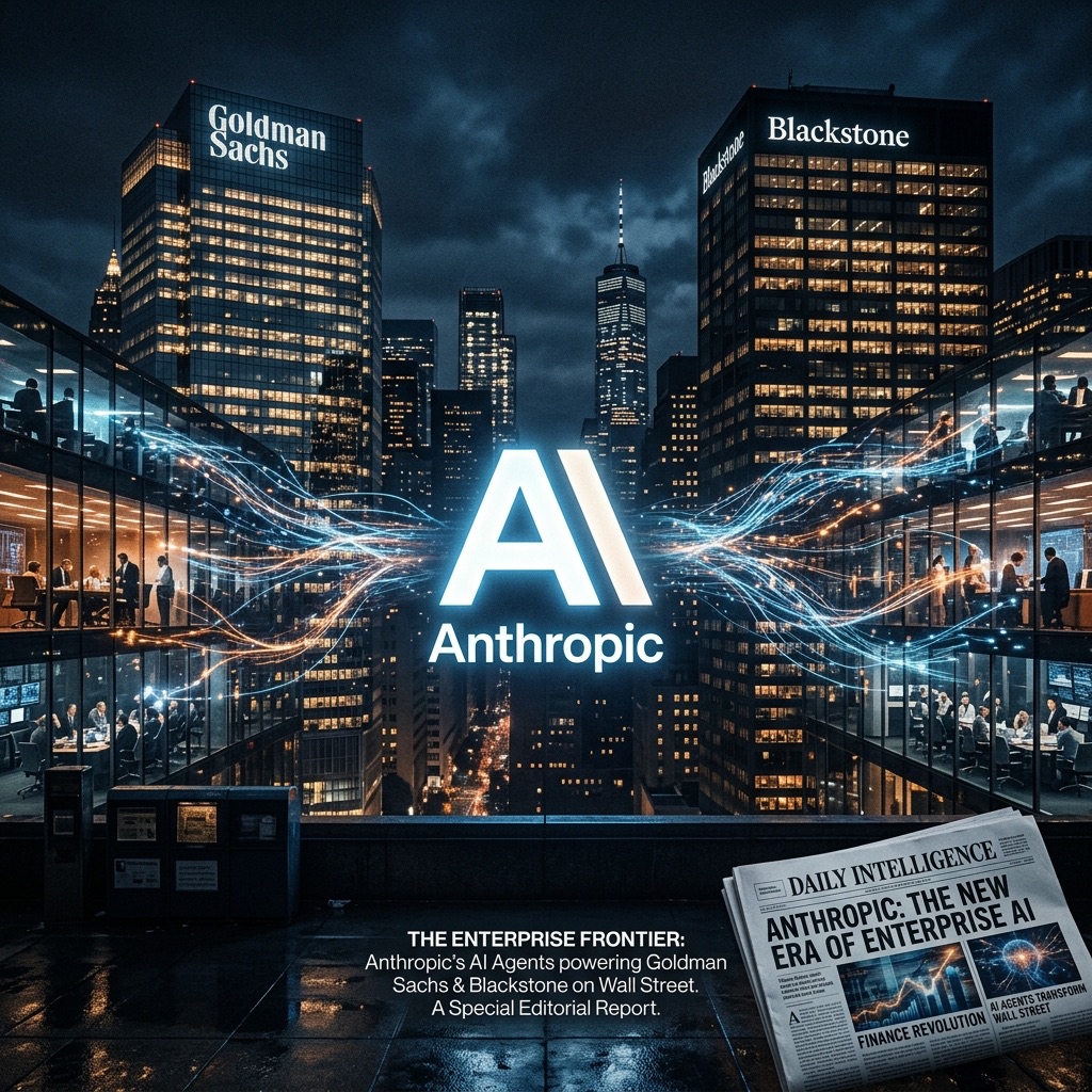 Anthropic Blackstone Goldman Sachs enterprise AI services firm