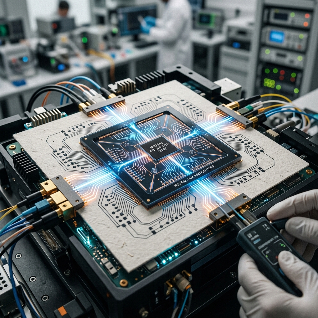 Beyond Electrons: Light-Matter Computing Chips Revolutionize AGI Hardware