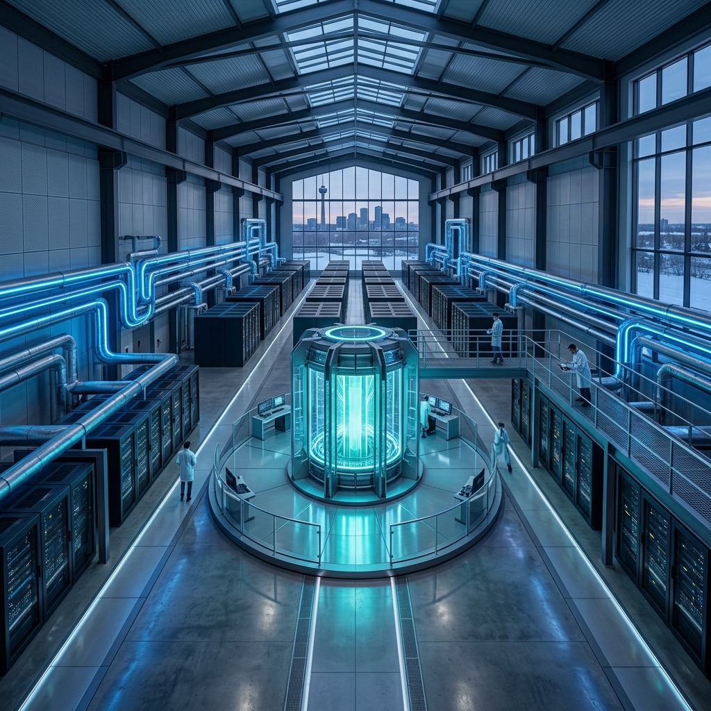 Edmonton's Silicon Valley: Nisku Warehouse Solves AGI Energy Crisis