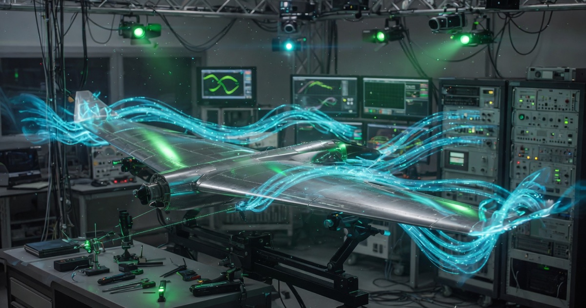 NVIDIA AI physics aerospace digital twin editorial image