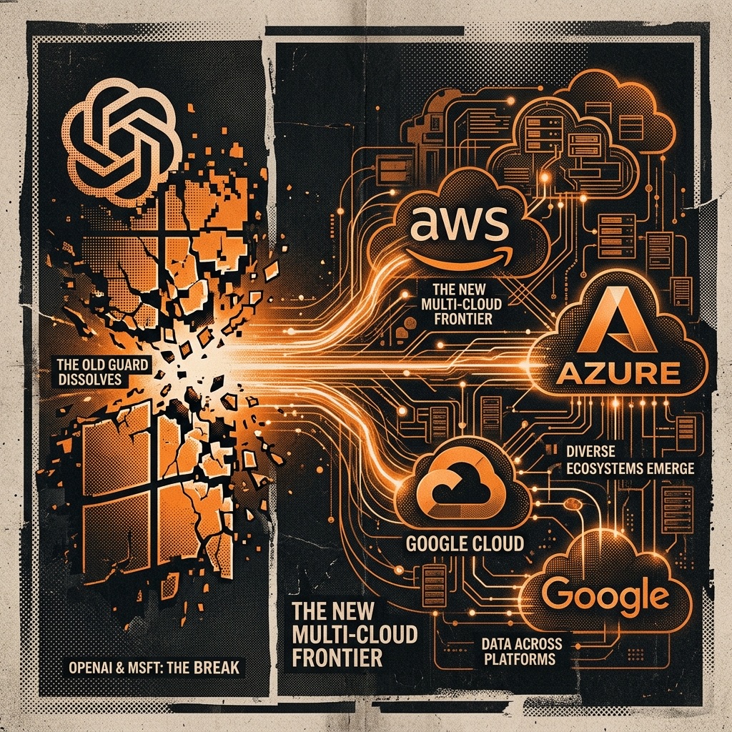 OpenAI Microsoft multicloud partnership restructure 2026