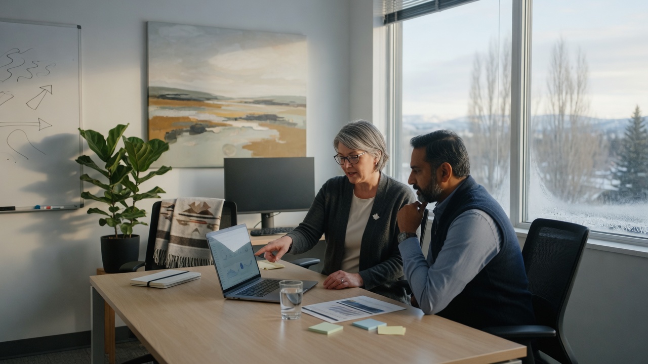 One-on-one private AI coaching session for a Canadian business professional