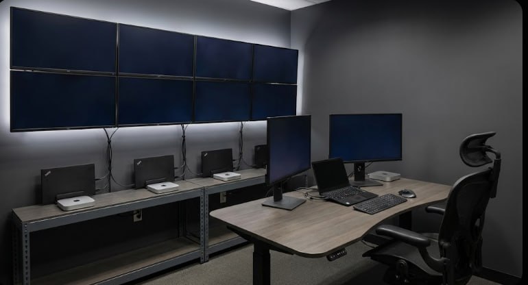 Opcelerate Neural Command Center — multi-screen operational hub