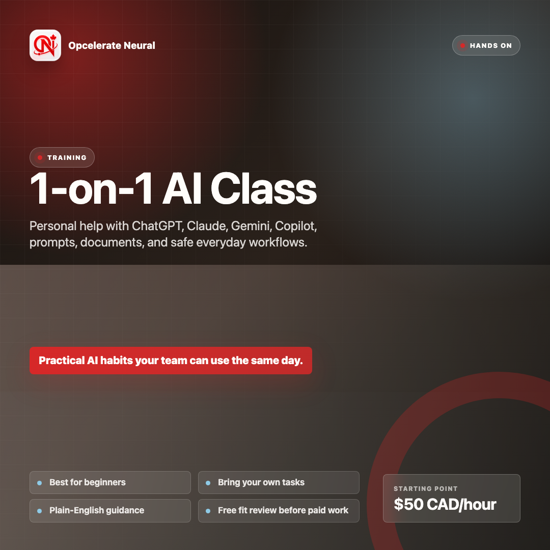 1-on-1 AI Class service card