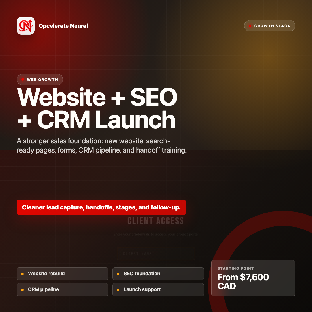 Website SEO CRM Launch